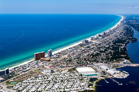 Panama City Beach Aerial Stock Photography