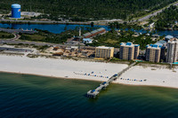 Orange Beach Aerial Stock Photography