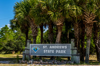 St Andrews State Park Stock Photography